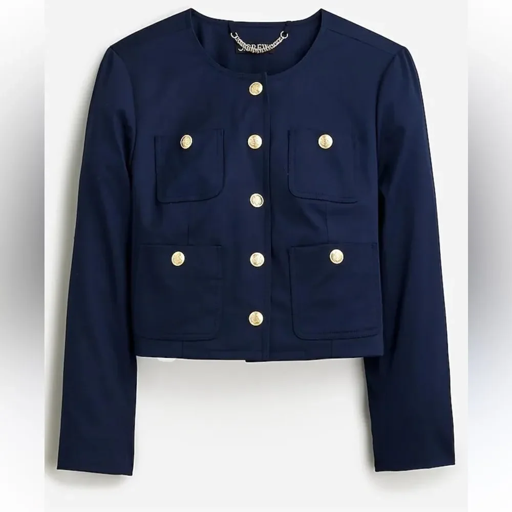 J.Crew Louisa lady jacket in lightweight chino